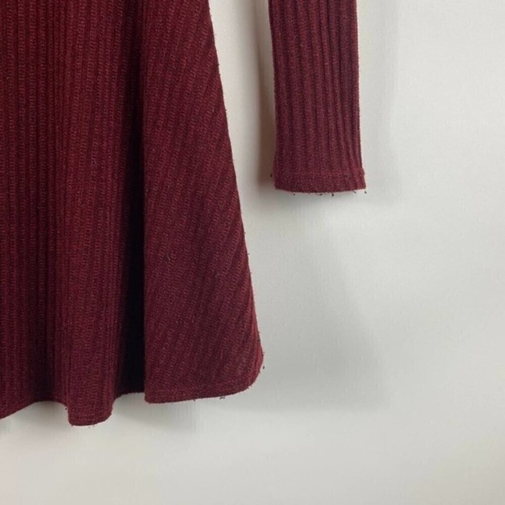 Pinc Dress Womens Small Red Burgundy Long Sleeve Mini Dress - Picture 4 of 6